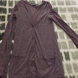 BDG XS purple cardigan urban outfitters